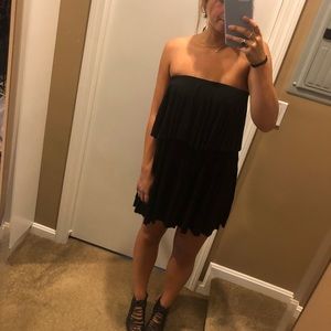 Black Strapless Dress from Urban Outfitters
